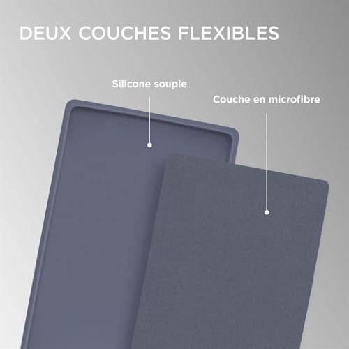 Coque silicone iPhone 11 Pro gris mat pour usage quotidien - 3