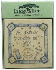 A New Bundle of Joy Rubber Stamp Boy by Image Tree