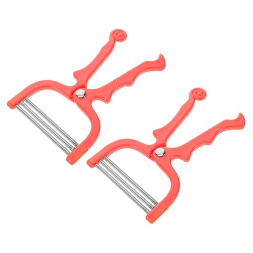 Angoily Depiladora Facial Manual de Resorte 2 Piezas para Mujer, Herramienta Depiladora de Hilo para Labios y Rostro, Portátil para Depilación Suave y Eficaz, Adecuado para Cuidado Facial
