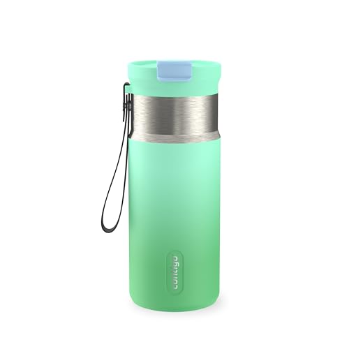 Image of Contigo DualSip 16 oz Compact Stainless Steel Vacuum-Insulated Water Bottle with 2-in-1 Leakproof Lid (Straw or Spout), BPA-Free & Lead-Free, Dishwasher Safe