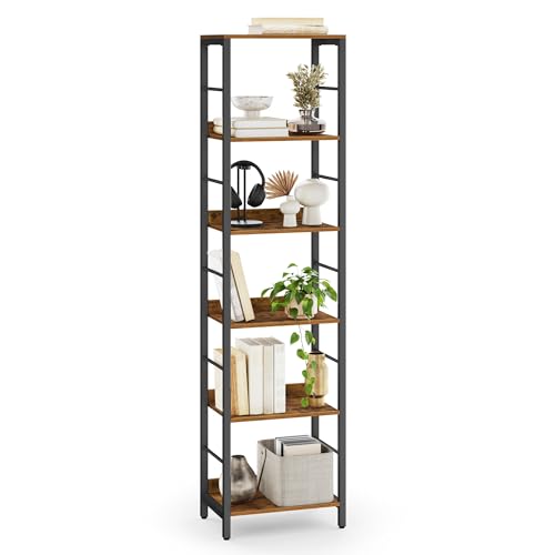 VASAGLE Bücherregal 6 Ebenen, Regal, Aufbewahrungsregal, 30 x 40 x 178 cm,...