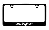 Dodge SRT Black Coated Metal License Plate Frame Holder