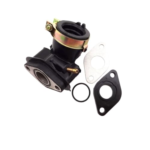 Carburador de moto GY6 50cc con kit de junta y tubo de colector de admisión para ciclomotor