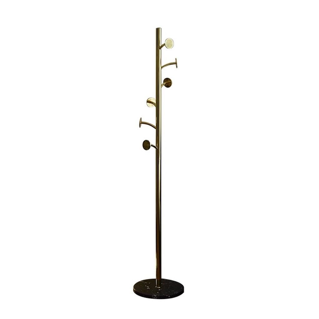 AHGFTYRDT Coat Rack Freestanding Home Creative Vertical Coat Rack Bedroom Floor-standing Stainless Steel Clothes Rack Hall Tree