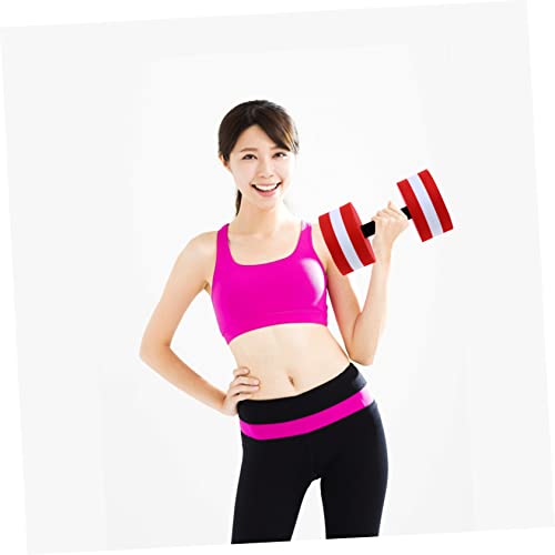 Yardwe 2 Pcs Water Floating Dumbbell Pool Barbells miniatura 4