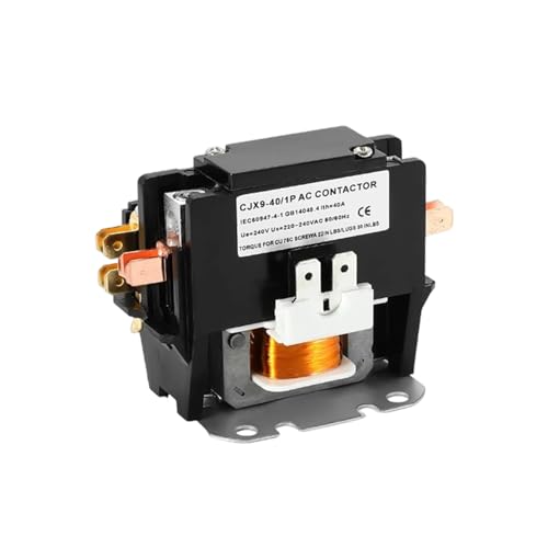 Gissroys 1 24 Tensiones Aire Acondicionado Contactores 25A/40.0a FLA Contactos de Cobre Para Compresores Y Arrancadores De Motor Aire Acondicionado Contactores