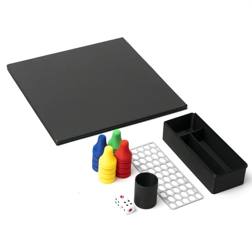 Premium Ludo Juego de Mesa 20x20 Piezas y Dados miniatura 4