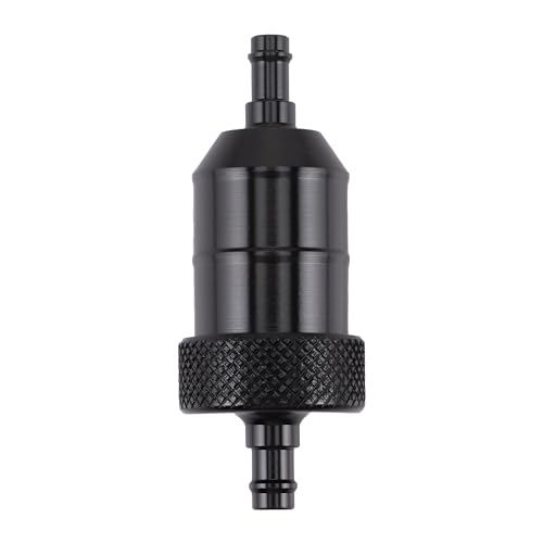 Filtre à carburant 8mm CNC WOOSTAR pour moto et dirt bike noir