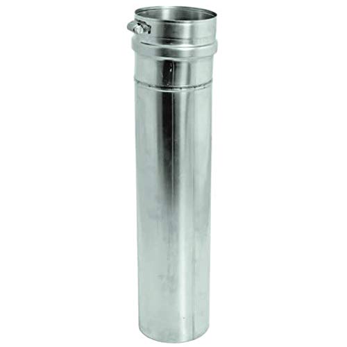 Duravent Fsavl04-2 4" Inner Diameter - Fasnseal Al29-4C Special Gas Vent Pipe -, Stainless Steel #TOP14