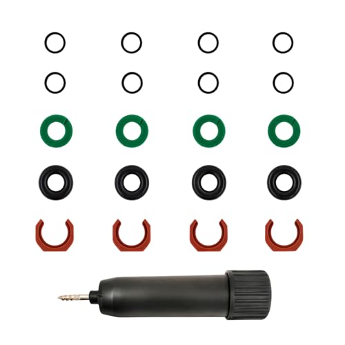 AUTO OCCASION Automotive Fuel Injector Seal Kit Compatible with 2016-2019 Buick Encore Chevrolet Cruze Equinox Malibu 2018-2020 GMC Terrain Replace 55577403