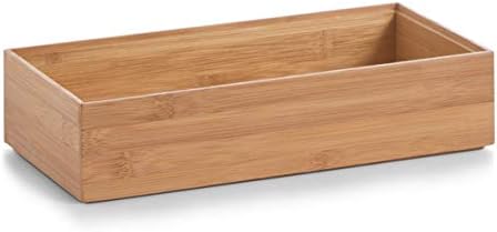 Zeller 13332 Storage Box Bamboo 23 x 15 x 7 cm