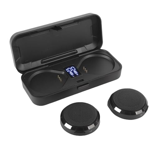 Gugxiom Haut-parleurs de Casque de Moto Casque sans Fil Son HiFi Suppression Active du Bruit pour l'escalade de Ski, Autonomie de 50 Heures