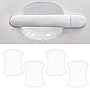 4 PCS Car Door Handle Cup Scratches Protector Door Handle Side Sticker Transparent Door Handle Paint Scratch Protection Protective Film