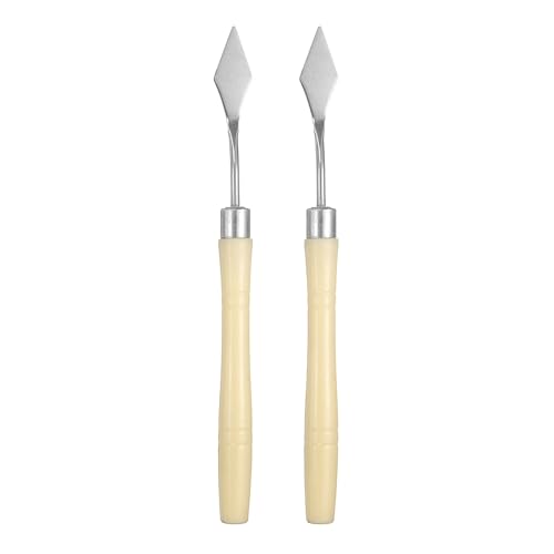 HARFINGTON 2pcs Palette Knife Painting Tool 6.3