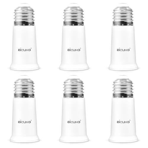 DiCUNO E26 Socket Extender, E26 Standard Medium Base...