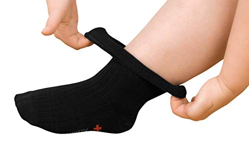 Janastyle Bigsocken Weitschaft-Gesundheitssocken schwarz - bei geschwollenem Knöchel, Gips, Diabetikersocken (XL = Schuhgröße 40 - 43, schwarz) Cover