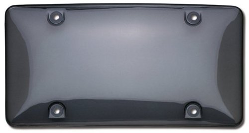 Cruiser Accessories 73200 Tuf Bubble Shield License Plate Frame, Smoke,1 Frame