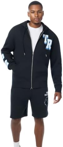 True Religion 남성용 Overt Buddha 로고 지퍼 후디 - 60% 면 40% 폴리에스터, 편안한 핏, 시그니처 로고 디테일 — 사진 5