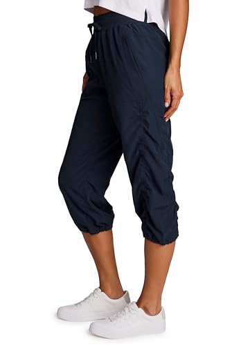 Image of RBX Active Capri Pants for Women Joggers Stretch Lightweight Women's Casual Pant Capri with Drawstring