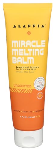 Image of Alaffia, Balm Miracle Melting Unscented, 4 Ounce