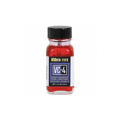Vibra-tite VC-4 Series High-Strength Threadlocker, Red Liquid, 30mL Bottle 30mL 21730-1 Each