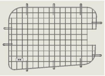 Adrian Steel 60-146, Passenger Side Sliding Door Security Screen- ProMaster City