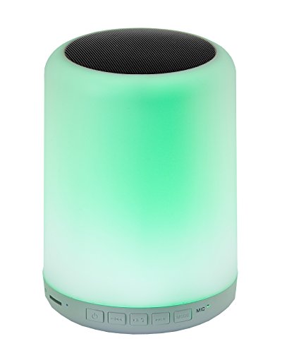 PRIXTON Speaker Light – LED Lampe, Bluetooth-Lautsprecher, Ladegerät & Handyhalter