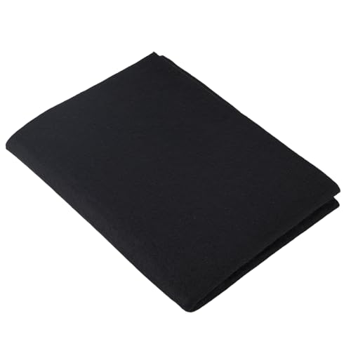 Tapis en feutre pour calligraphie anti-bavure et tapis de bureau noir 0,5 cm