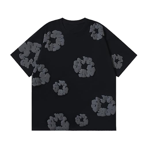 Genérico Camiseta Denim Tears Black Tee,pantalones Cortos De Chándal Para Hombre,Camiseta Corta Denim Tears De Verano,Conjunto De Sudadera Unisex Informal,top Y Pantalones Cortos R0