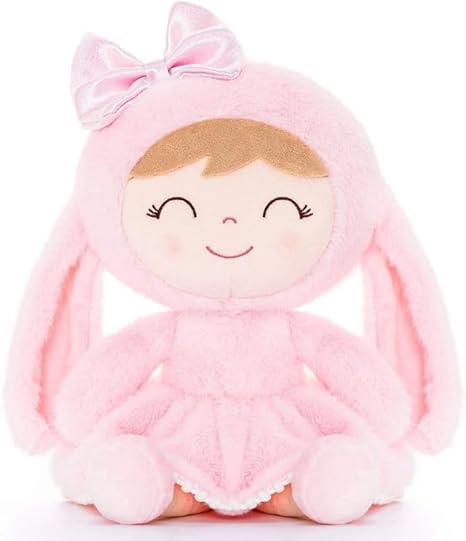 Image of RVA Cute Bunny Baby Doll Plush Toys Lovable and Huggable Gift for Birthdays & Occasions for Children, Kids, Baby Girl Home Decor (Size 40 cm) (Pink)
