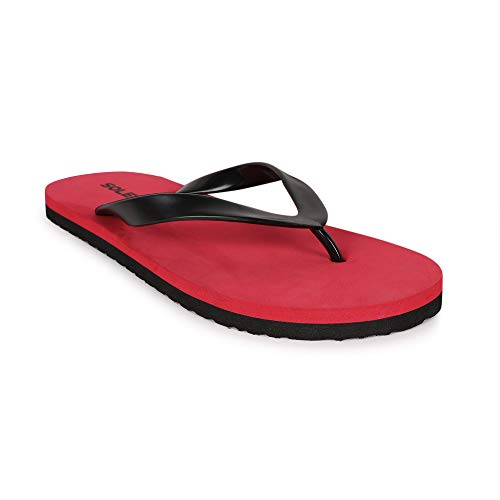 Image of Solefit Men's Red Slippers-7 UK (41 EU) (SLFT-0078)