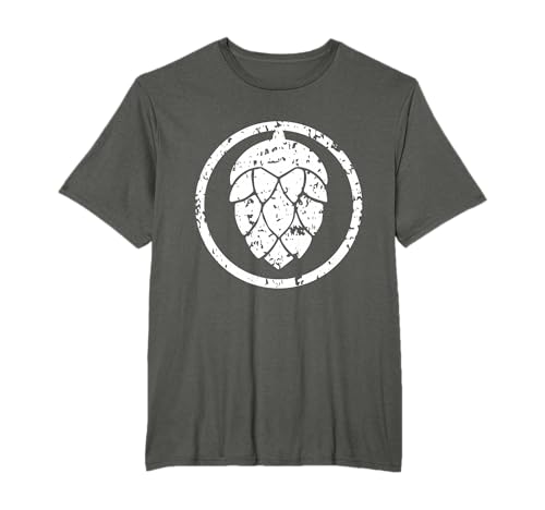 IPA T-Shirt | Craft Beer Hops Logo Shirt - White T-Shirt