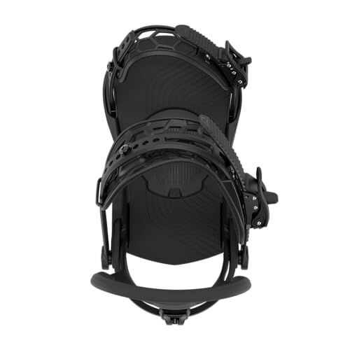 Union Flite Pro Men\'s Snowboard Bindings, Black, Medium