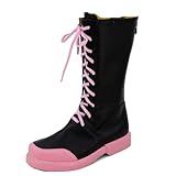 Sword Art Online Alternative Gun Gale Online SAOAGGO Kohiruimaki Karen LLENN Shoes Boots Cosplay Costume Customizable Size(Men 6.5US 9.65inch 24.5cm) 1101068