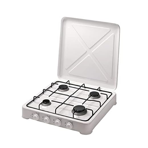 SOLTHERMIC LP400 HORNILLO A GAS 4 QUEMADORES COLOR BLANCO