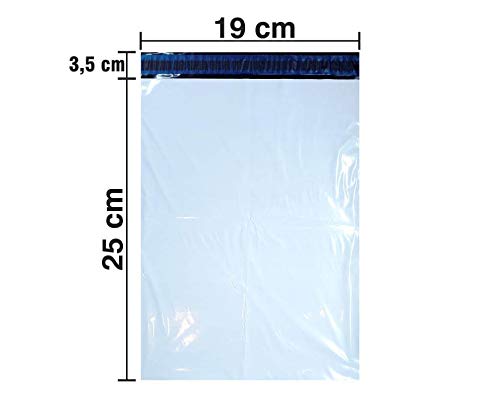 Envelope Plástico Segurança Saco Correios/Sedex 19x25 500un - Forma Embalagens