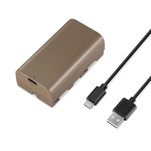 Image of NEEWER NP-F550 3500mAh Replacement Battery, 2.9Hrs Full Charge Time with USB Type C Port /Cable, Rechargeable Camera Camcorder Video Light Monitor Battery for Sony NP-F550 F750 F950 F970