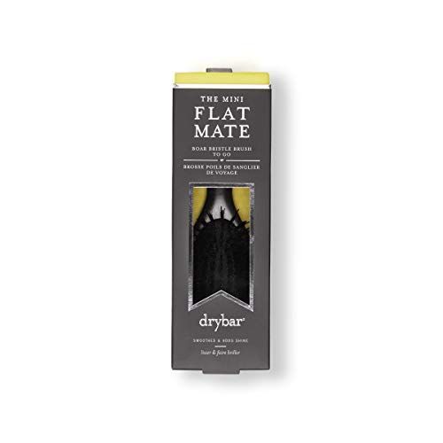 Drybar Mini Size Flat Mate Boar Bristle Brush To Go | Adds Shine By Distributing Natural Oils Through Hair #TOP4
