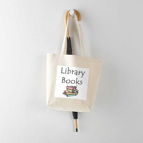 CafePress-Library-Book-Tote-Bag-Reusable-Natural-Beige-Canvas-Shopping-Bag