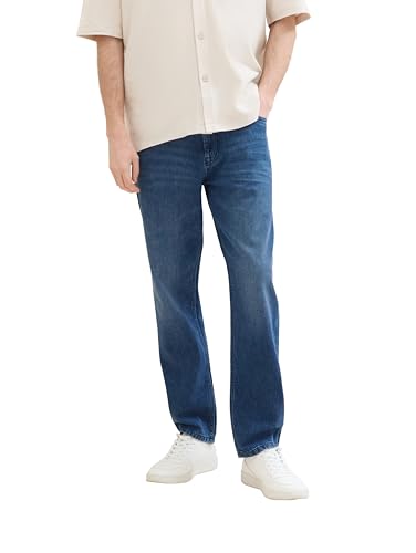 TOM TAILOR 1040179 Vaqueros Rectos Comfort, 10119-Used Mid Stone Blue Denim, 33W x 30L para Hombre