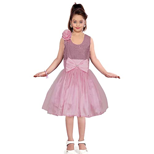 Image of SOFYANA Satin Formal Special Occasion Dress for A Young Girl Dressy Children's Wear Frock