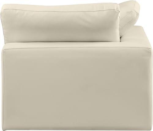 Sillón Esquinero Cremoso Piel Vegana miniatura 7