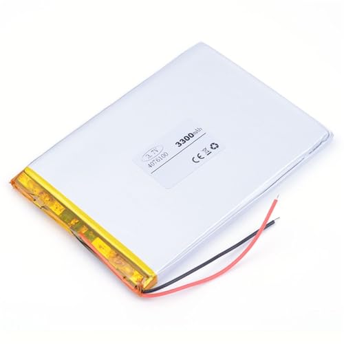 Batería 4076100 3,7 V 3300 mAh recargable para litio repuesto