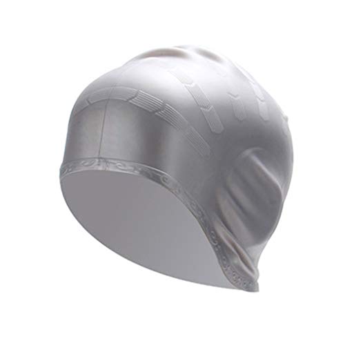 Silicone Natação Caps Swim Mulheres Cabelo Comprido Chapéu Ears Proteger Esportes Piscina Cap