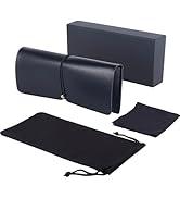 Custodia Occhiali In Pelle CREATCABIN - 17x8.5cm, Leggera, Con Panno Pulizia - Foto 10