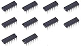 Horinktor 10pcs SN74HC14N 74HC14 Schmitt-Trigger Inverters Logic IC 2V to 6V,DIP-14.