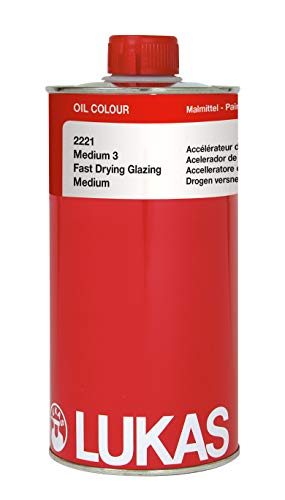 Lukas Artist Fast Drying Oil Painting Medium Professional for Glazing - 1 Liter