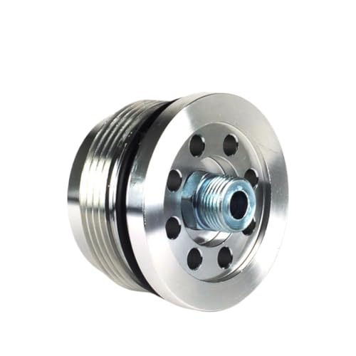 ForgediY Adaptador de Filtro de Aceite de conversión de Aluminio automático, Placa sándwich de Aceite, palanquilla de Aluminio Compatible con Fortwo 450 SW6 SI