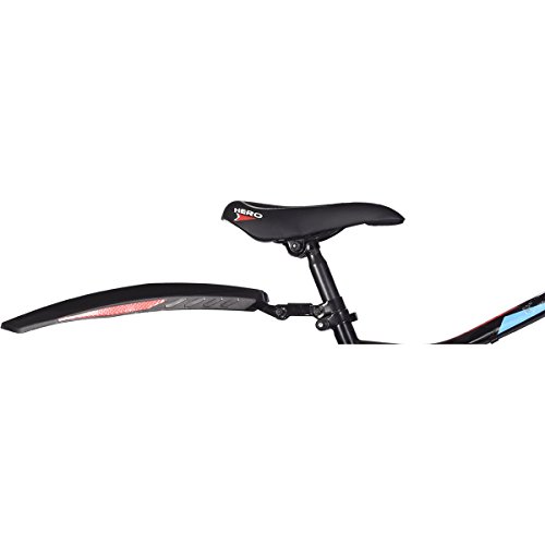 Image of Hero RX2 26T Unisex-Adult Mountain Bike Cycle without Disc Brake, Size 26 (Black /Red) Frame:17.5 Inches