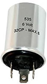 Pisca-alerta térmico CEC Industries TF535 de 3 terminais para sistema de 6 V